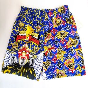 NWT Vintage Boys Power Rangers Swim Trucks Sz. 7